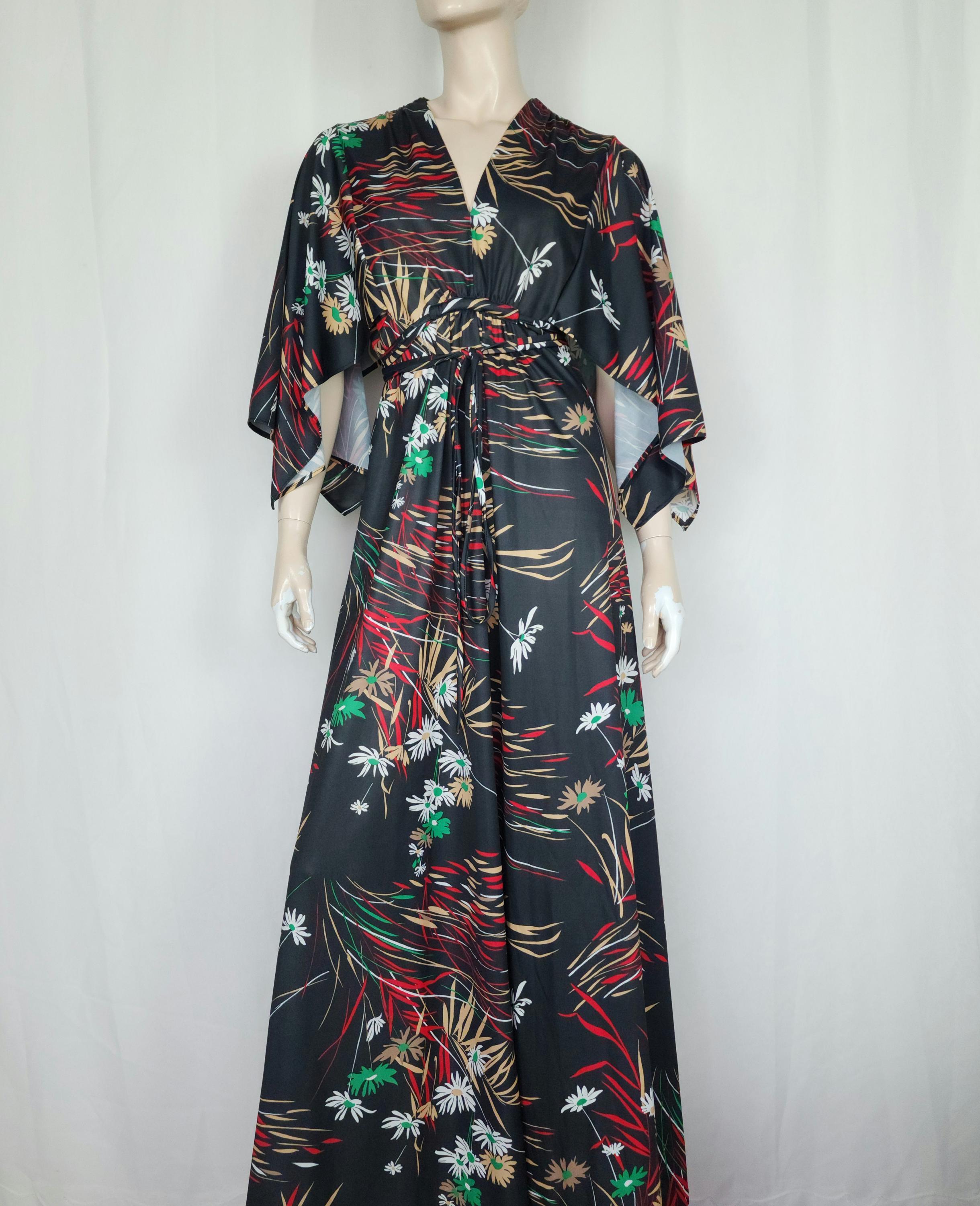 empire waist kaftan dress Empire Waist Dress Butterfly Sleeves Maternity Kaftan main image 0