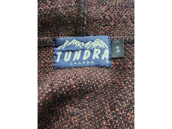 Vintage 90s Tundra wool hooded southwestern blank… - image 6