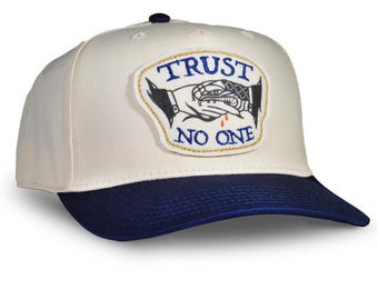 Trust No One Toney Hat: Two-tone Baseball Cap