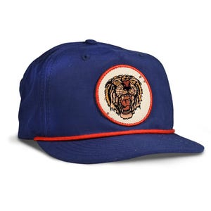 Tiger Patch Rope Hat: Snapback Baseball Cap
