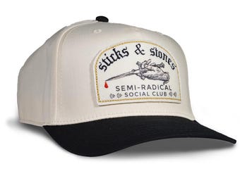 Semi-Radical Social Club Toney Hat: Two-tone Baseball Cap