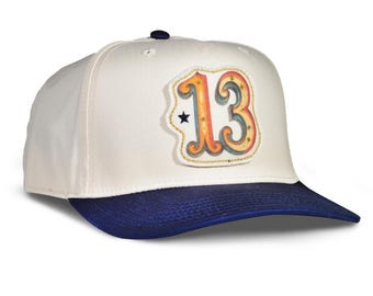 13 Toney Hat: Two-tone Baseball Cap