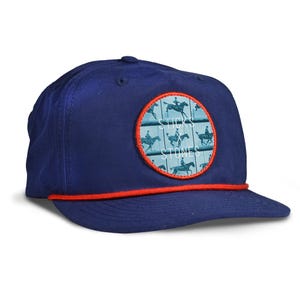 Horse in Motion Rope Hat: Snapback Baseball Cap