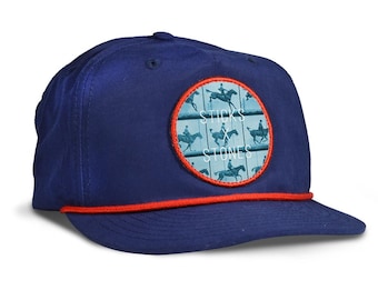 Horse in Motion Rope Hat: Snapback Baseball Cap