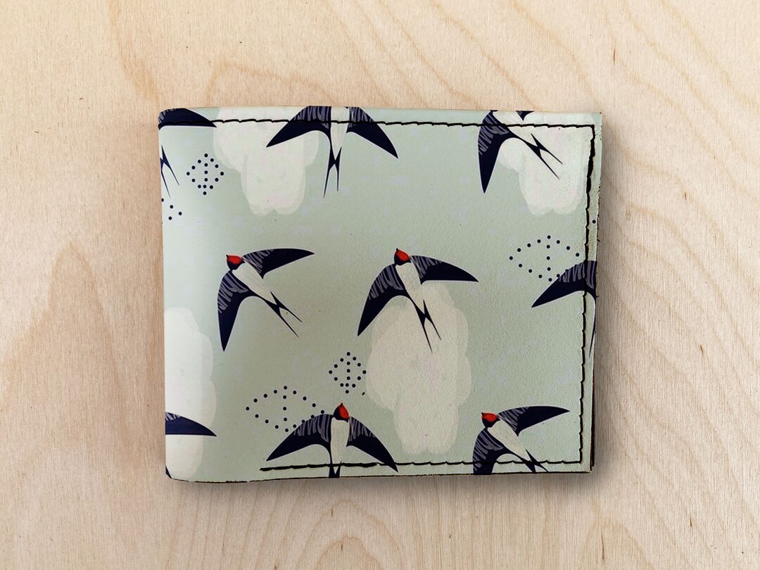 Stamped Leather Bifold Wallet - Of the Trees