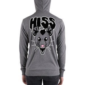 HISS Unisex zip hoodie