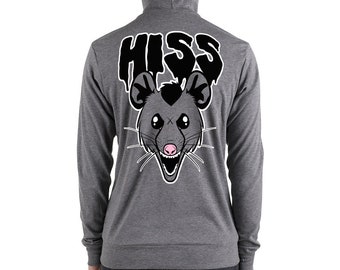 HISS Unisex zip hoodie