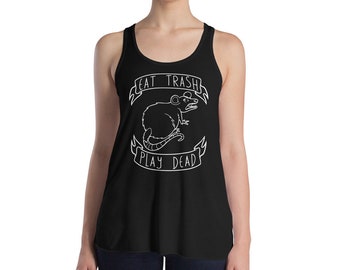 Possum Posse Flowy Racerback Tank