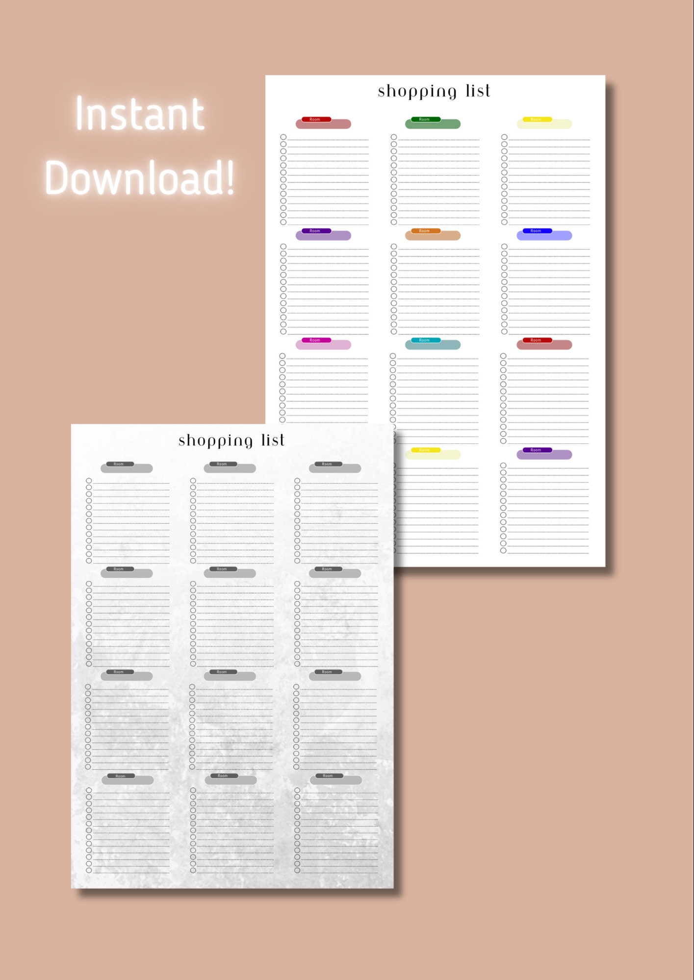 First Apartment Checklist | Moving Essentials Checklist Template ...