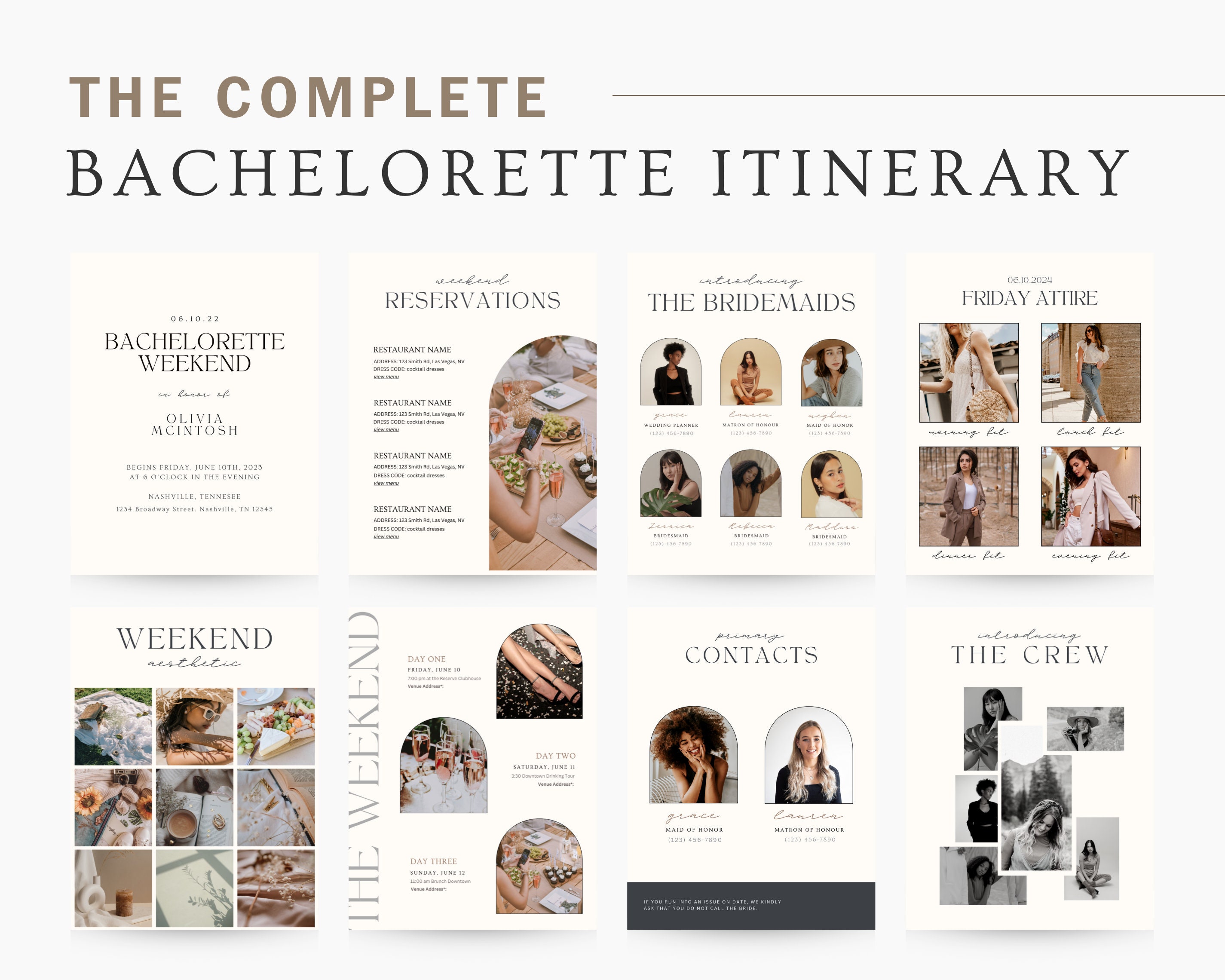 princess polly baby blue dress Bachelorette Itinerary Digital Template | Complete Bachelorette Planner |  Edit on Canva | Customizable for Mobile, Desktop, Modern Neutral