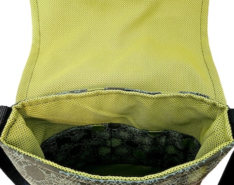 Medium Upholstery Fabric Messenger Bag, FREE SHIPPING