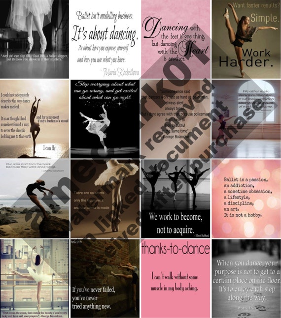 Ec Vertical Motivational Ballet Quotes Save Money With Etsy