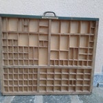 Old Wood Printer S Drawer Printer Tray Case Box Display Etsy