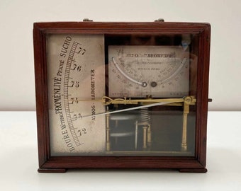WEATHER INDICATOR ANEROID BAROMETER BY SHORT & MASON c1915 – Vavasseur  Antiques