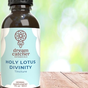 Blauwe lotustinctuurmix 1oz ⦁Third Eye ⦁Lucid Dreams | Blauwe lelie, rode lotus, heilige roze lotus, gele lotus en witte lotus | GALACTIVATE