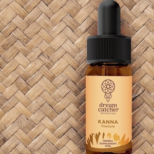 Advanced Kanna Leaf Tincture 15ml (Sceletium tortuosum)  250 drops per bottle, 2500-3000mg PER SERVING! | TPA Dual Extract 10:1!