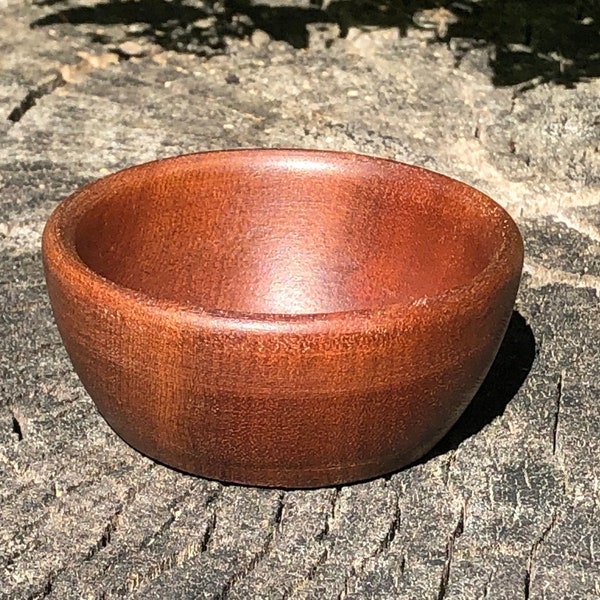 Miniature Mahogany bowl  1970s