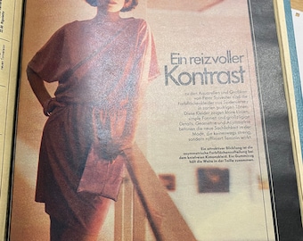 Vintage East German Fashion Magazine: Fur Dich, 1970s-80s