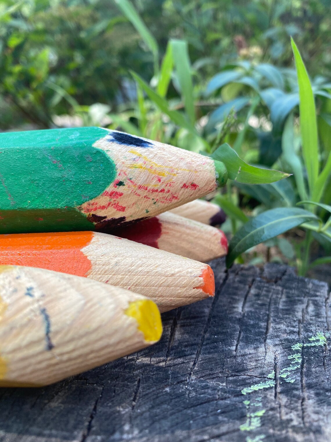Giant decorative colored pencils vintage pencil decorative Etsy