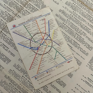 Moskau Metro Karte 80er Jahre, Russische Handelsvertretung UDSSR Kaufhaus Detsky Mir Moskau