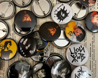 Viktor Tsoy 90s Style Pin Tsoi is Alive, Russian Rock Group