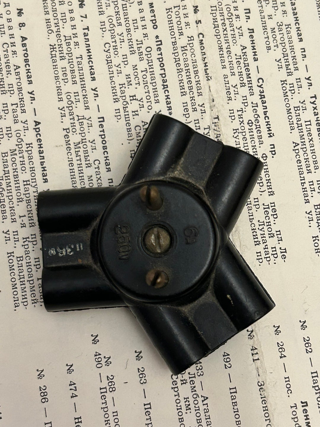 Vintage Electrical Socket 70s Soviet Era - Etsy
