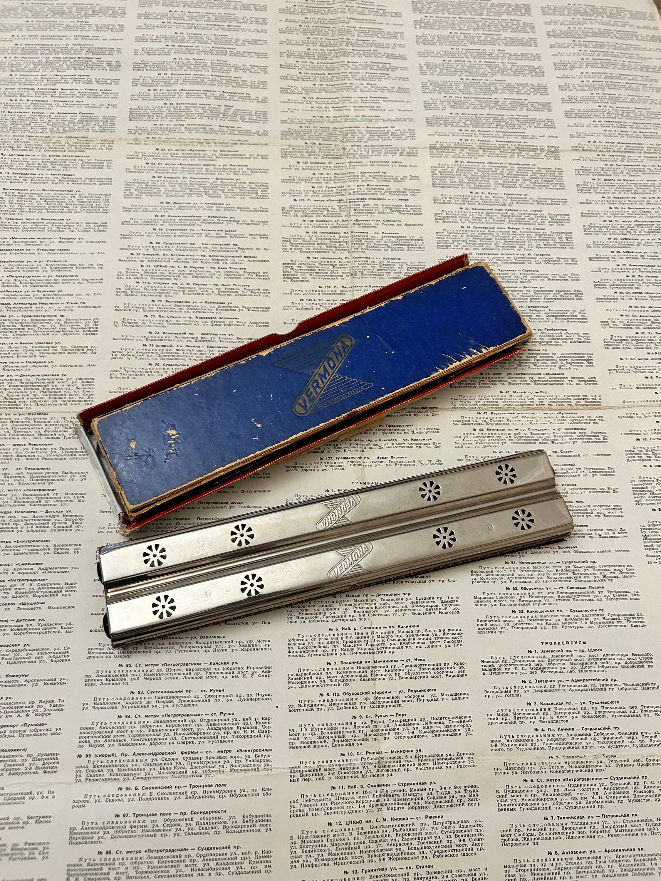 Vintage German Harmonica Vermona Etsy
