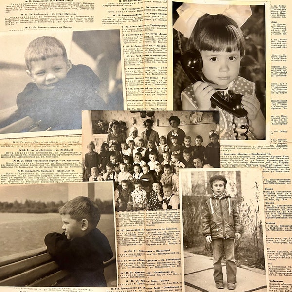 Photos of Soviet children, Russian photo, children's photographs little girl  1950s image for postcards Digital Download for Wall Art Prints