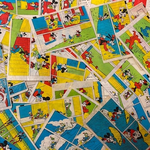 Vintage Donald Chewing Gum Wrappers: 1990s Candy Inserts