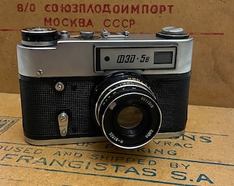 Vintage film photo camera FED-5v I-61L/D