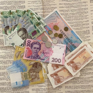 Money of Ukraine, coupon-karbovanets, Ukrainian hryvnia, Ukrainian coins, currency of Ukraine 1990s