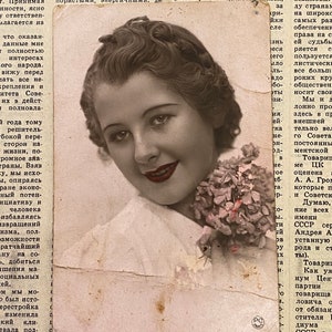 Carte postale antique de photo, fille de beauté, français mode, Paris 4992