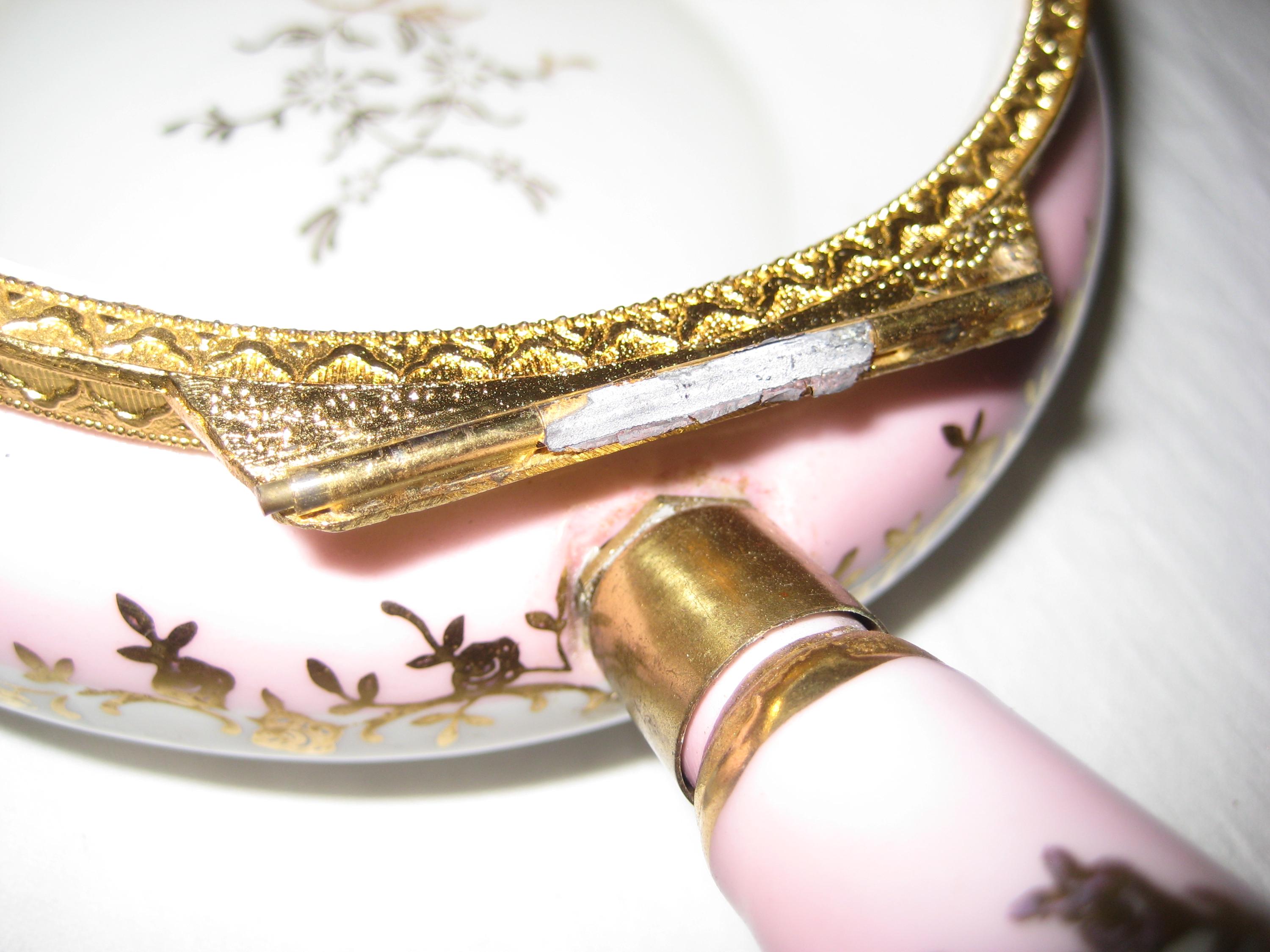 ヴィンテージ セラミック パンくずキャッチャー、サイレント バトラー