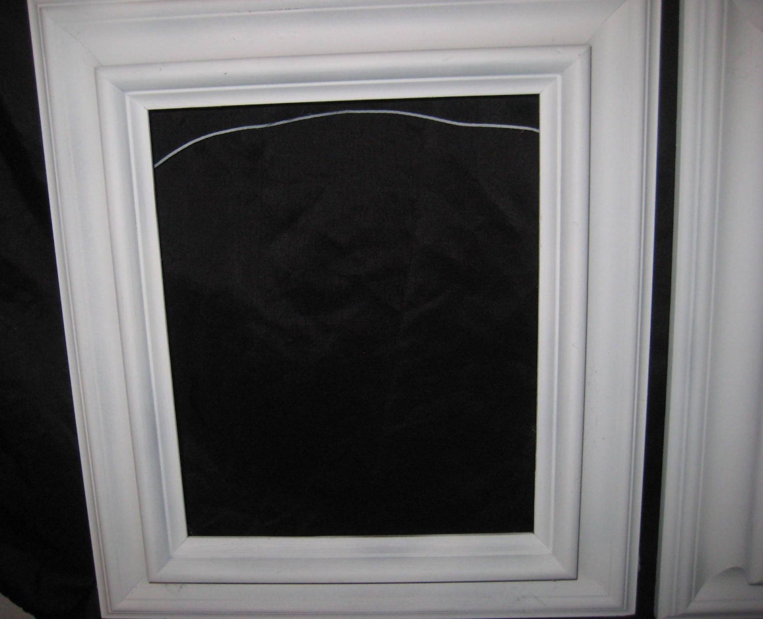 Vintage white wood picture frame 8x 10 and 10 x 12 vintage Etsy