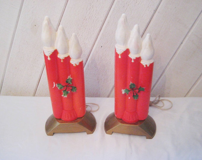 Electric Christmas Candles Window Electric Candles Etsy