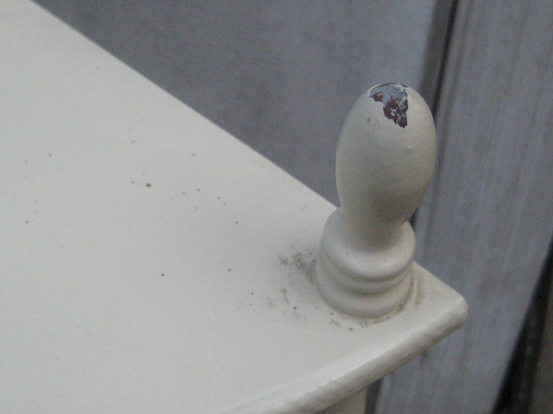 Estantes de esquina de madera vintage avena de marfil | Etsy