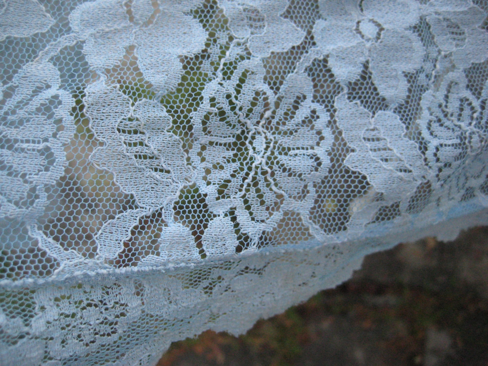light blue lace