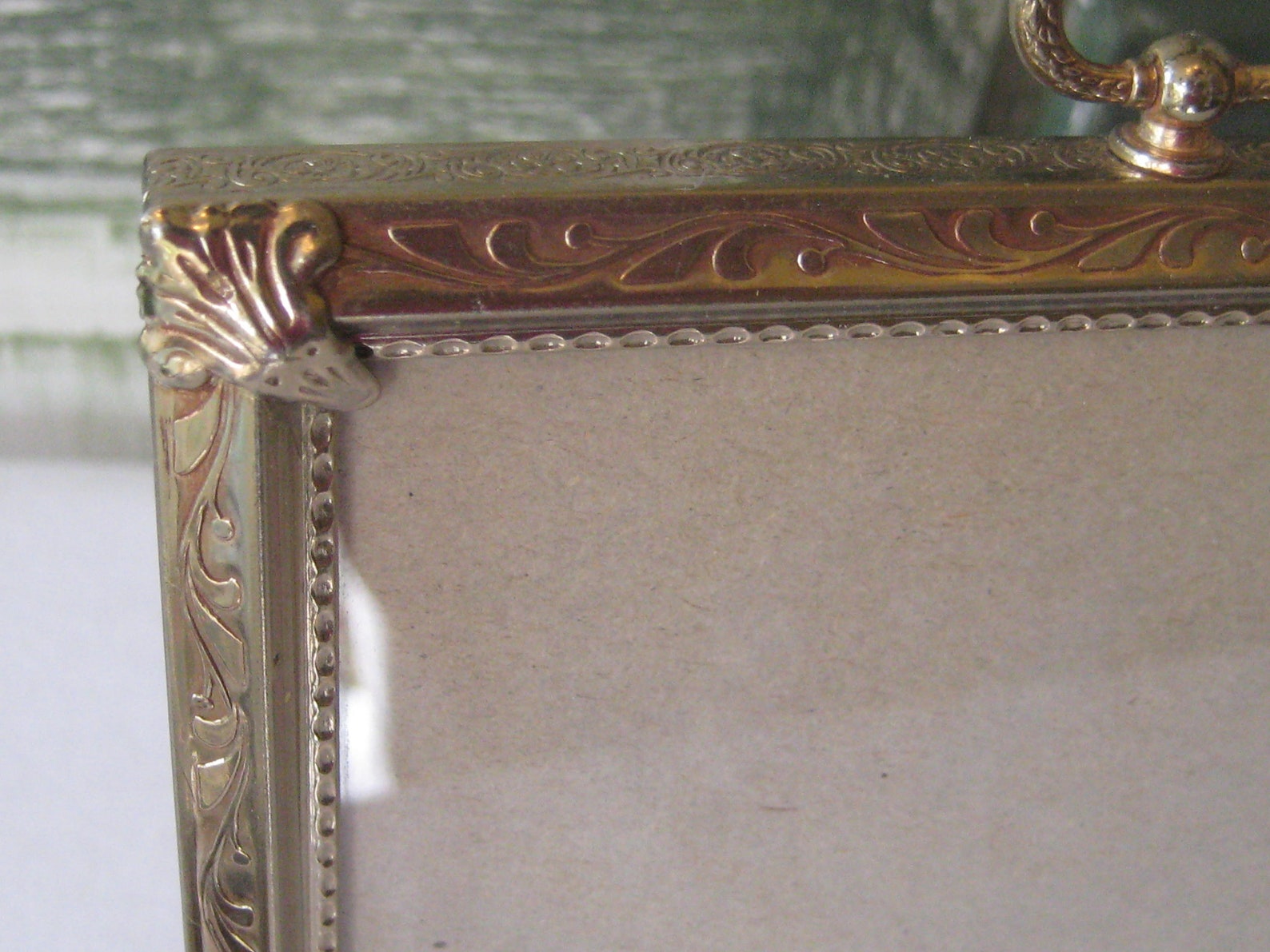Brass metal picture frames ornate table top frames 5 x 7 Etsy