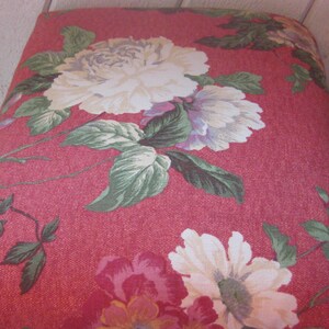 Vintage Wood Upholstered Foot Stool, Storage Compartment Stool ...
