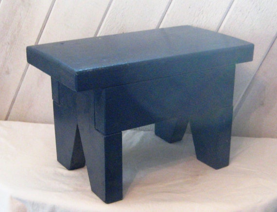 Navy blue on sale step stool