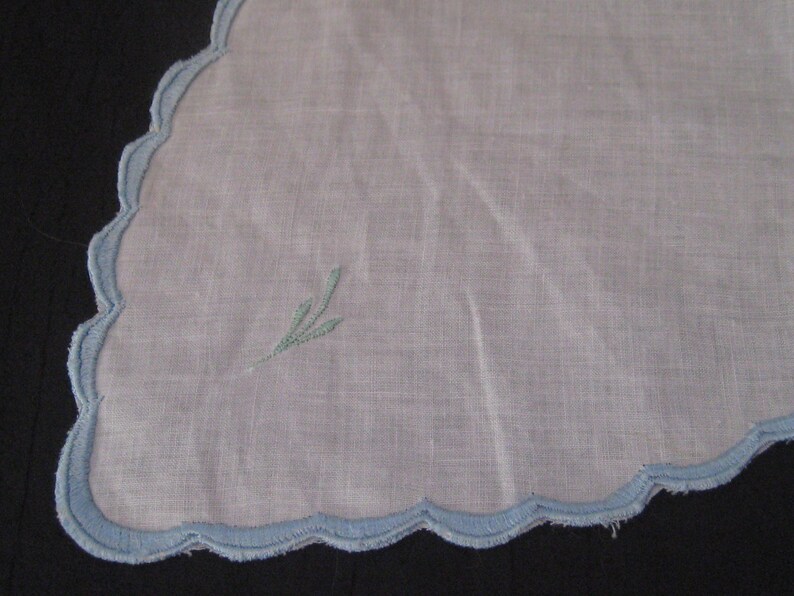 Spanish embroidered Doily white baby blue Pichel pitcher Etsy