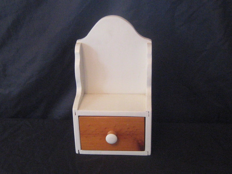 Wooden Hanging Drawer Kitchen Craft Storage Petite White Kitchen