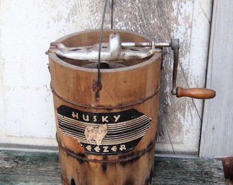 Vintage Sunbeam Ice Cream Maker Hand Crank Model 8455 4 Quart With Recipe Original Box Etsy UK