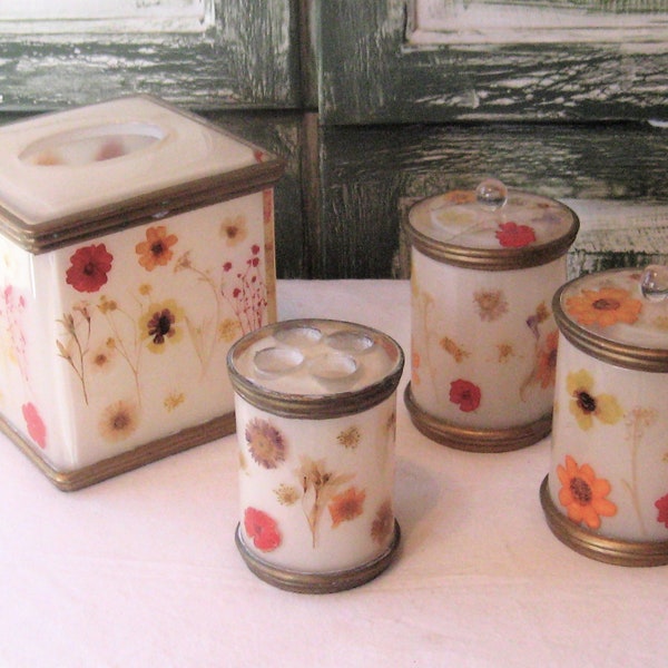 Vintage Bathroom Accessories Etsy
