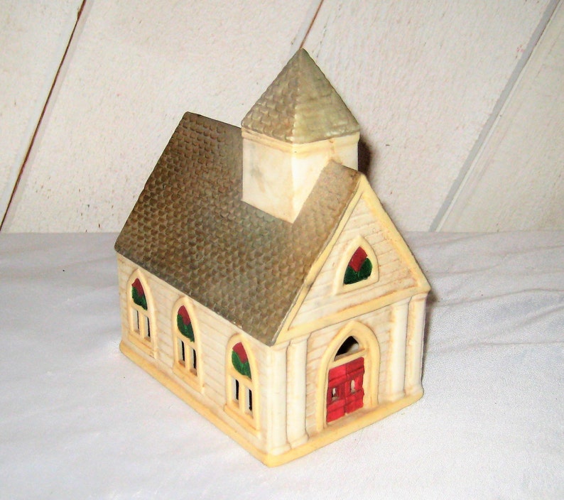 Christmas Church Votive Candle Holder Stained Glass Windows Etsy