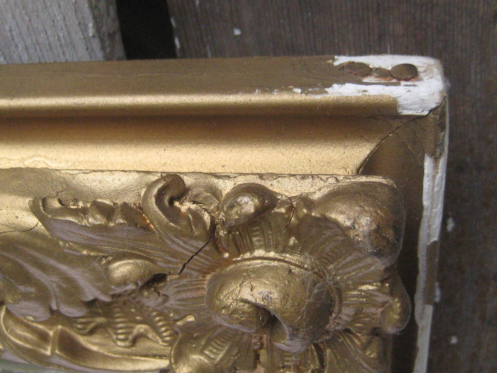 Extra Large antique gold picture frame 20 x 24 rustic Etsy