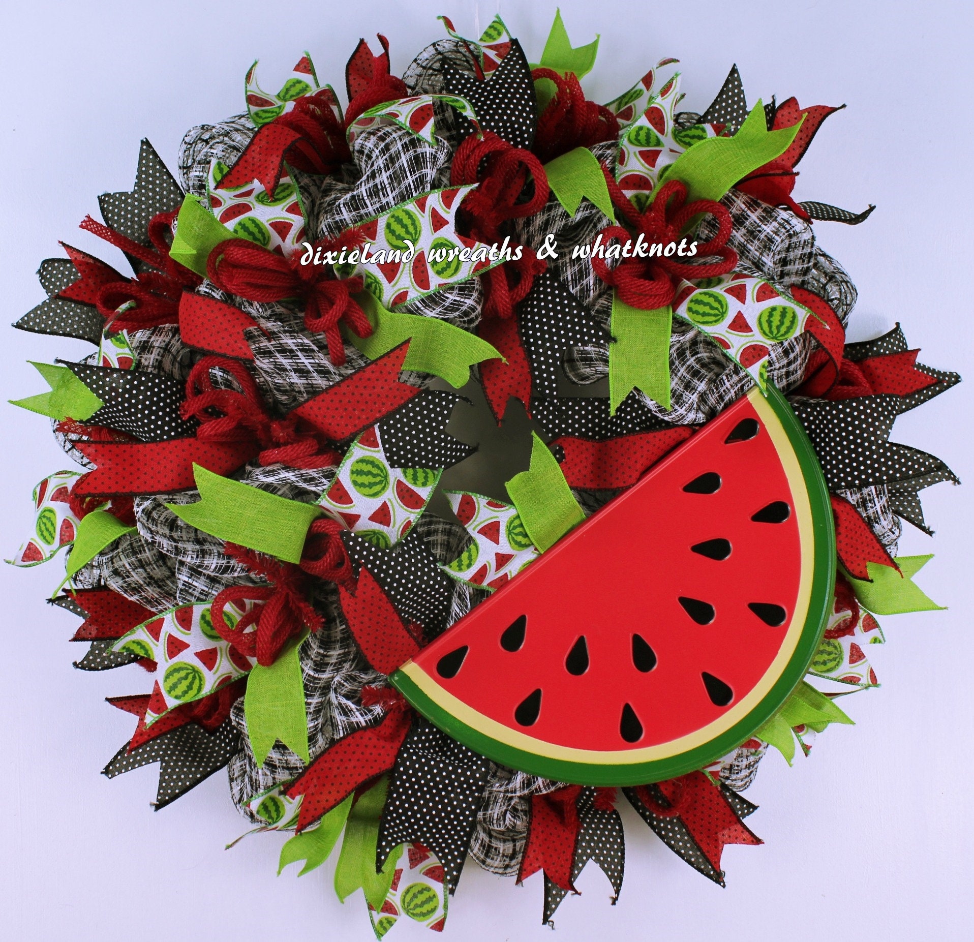 watermelon wreath,spring wreath,summer wreath,summer deco mesh wreath,welcome wreath,summer wreath for front door,everyday wreath