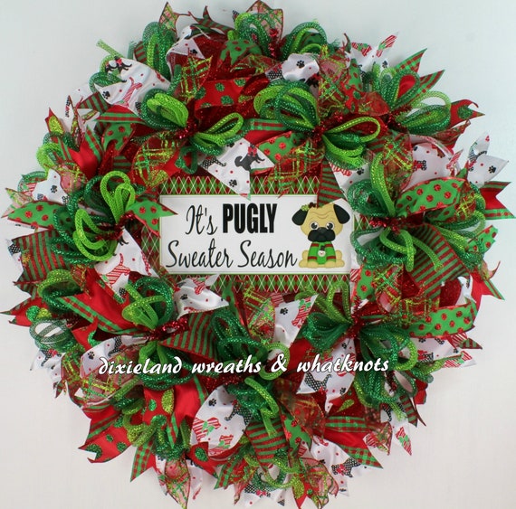 ugly sweater wreath