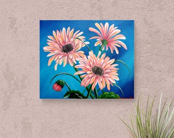 Gerbera Painting Etsy