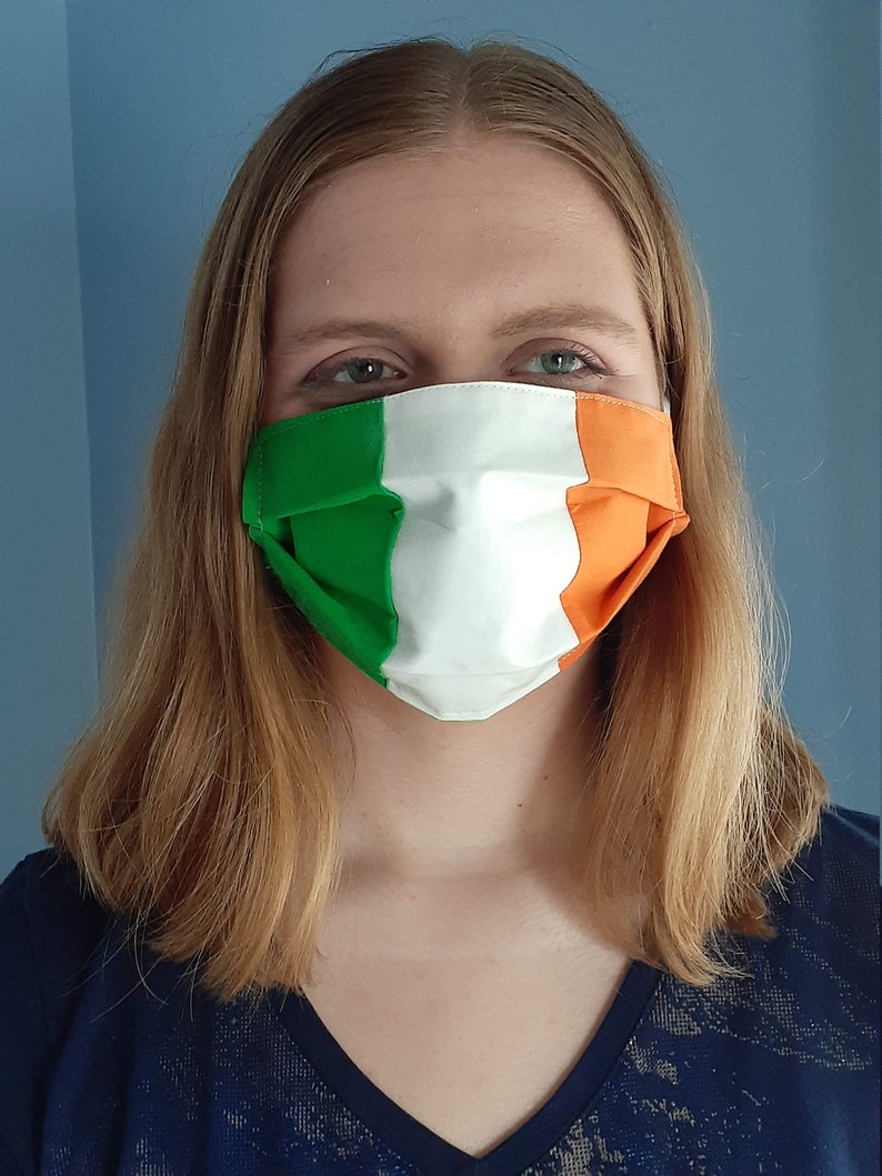 Irish Pride Face Mask. Flag of Ireland colors Etsy